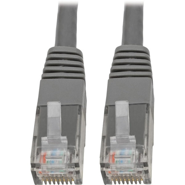 Tripp Lite Cat6 Cat5e Gigabit Molded Patch Cable RJ45 M-M 550MHz Gray 2ft - American Tech Depot