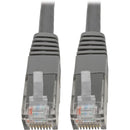 Tripp Lite Cat6 Cat5e Gigabit Molded Patch Cable RJ45 M-M 550MHz Gray 3ft 3' - American Tech Depot