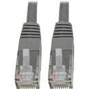 Tripp Lite Cat6 Cat5e Gigabit Molded Patch Cable RJ45 M-M 550MHz Gray 5ft 5' - American Tech Depot