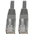Tripp Lite Cat6 Cat5e Gigabit Molded Patch Cable RJ45 M-M 550MHz Gray 20ft - American Tech Depot