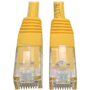 Tripp Lite Cat6 Cat5e Gigabit Molded Patch Cable RJ45 MM 550MHz Yellow 20ft 20' - American Tech Depot