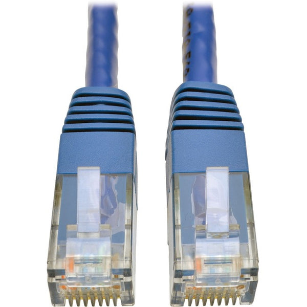 Tripp Lite Cat6 Cat5e Gigabit Molded Patch Cable RJ45 M-M 550MHz Blue 35ft - American Tech Depot