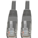 Tripp Lite Cat6 Cat5e Gigabit Molded Patch Cable RJ45 M-M 550MHz Gray 35ft 35' - American Tech Depot