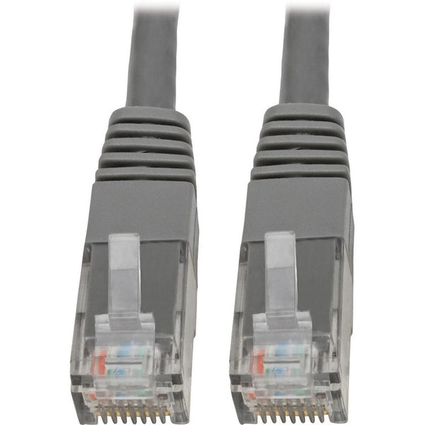 Tripp Lite Cat6 Cat5e Gigabit Molded Patch Cable RJ45 M-M 550MHz Gray 35ft 35' - American Tech Depot