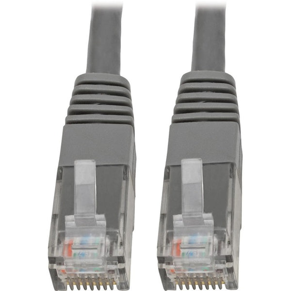 Tripp Lite Cat6 Cat5e Gigabit Molded Patch Cable RJ45 M-M 550MHz Gray 50ft 50' - American Tech Depot