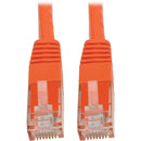 Tripp Lite Cat6 Cat5e Gigabit Molded Patch Cable RJ45 M-M Orange 100ft 100' - American Tech Depot