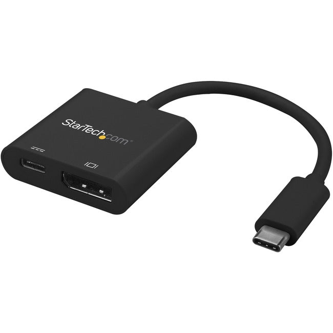 StarTech.com USB C to DisplayPort Adapter with 60W Power Delivery Pass-Through - 4K 60Hz USB Type-C to DP 1.2 Video Converter w- Charging - American Tech Depot