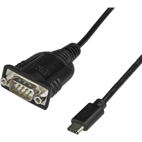 StarTech.com USB C to Serial Adapter - USB C to RS232 Cable - USB C to DB9 Cable Adapter - Windows - macOS - Linux Compatible - American Tech Depot