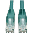 Tripp Lite Cat6 GbE Gigabit Ethernet Snagless Molded Patch Cable UTP Green RJ45 M-M 35ft 35' - American Tech Depot