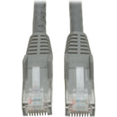 Tripp Lite Cat6 GbE Gigabit Ethernet Snagless Molded Patch Cable UTP Gray RJ45 M-M 35ft 35' - American Tech Depot