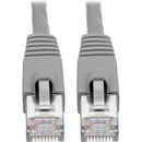 Tripp Lite Cat6a Snagless Shielded STP Network Patch Cable 10G Certified, PoE, Gray RJ45 M-M 10ft 10' - American Tech Depot