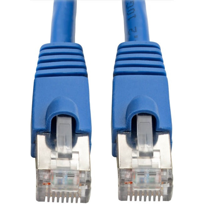 Tripp Lite Cat6a Snagless Shielded STP Network Patch Cable 10G Certified, PoE, Blue RJ45 M-M 35ft 35' - American Tech Depot
