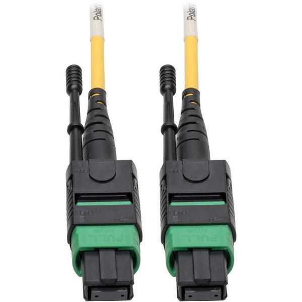 Tripp Lite MTP-MPO (APC) SMF Fiber Patch Cable 12 Fiber QSFP+ 40-100Gbe 2M - American Tech Depot