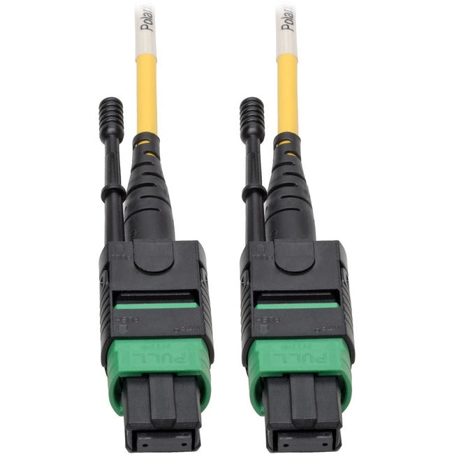 Tripp Lite MTP-MPO (APC) SMF Fiber Patch Cable 12 Fiber QSFP+ 40-100Gbe 5M - American Tech Depot
