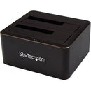 StarTech.com Dual Bay SATA HDD Docking Station for 2 x 2.5 - 3.5" SATA SSD - HDD - USB 3.0 - SATA Hard Drive Docking Station - American Tech Depot