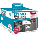 Dymo LW Durable 2-1-4" x 1-1-4" (57mm x 32mm) White Poly, 800 labels - American Tech Depot