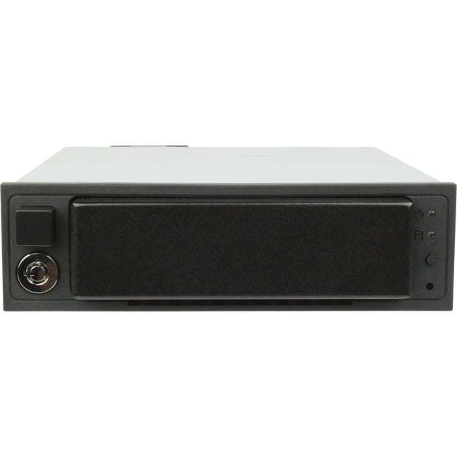 CRU Data Express DX175 Drive Bay Adapter for 5.25" - 6Gb-s SAS, Serial ATA-600 Host Interface - Black
