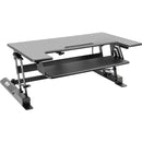 Tripp Lite Sit Stand Desktop Workstation Adjustable Standing Desk 36 x 22 in.