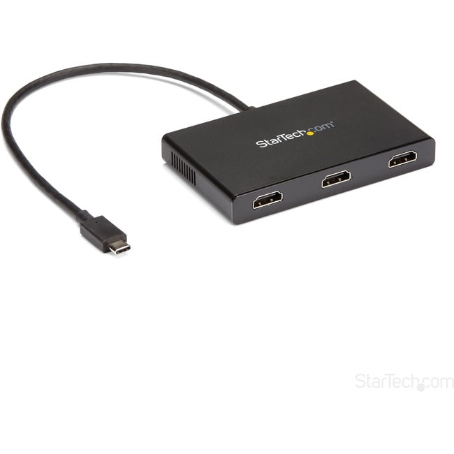 StarTech.com 3-Port Multi Monitor Adapter - USB-C to HDMI Video Splitter - USB Type-C to HDMI MST Hub - Thunderbolt 3 Compatible - Windows - American Tech Depot