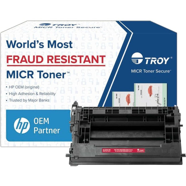 Troy Toner Secure Original MICR Toner Cartridge - Alternative for Troy, HP - Black