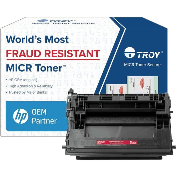 Troy Toner Secure Original MICR Toner Cartridge - Alternative for Troy, HP - Black