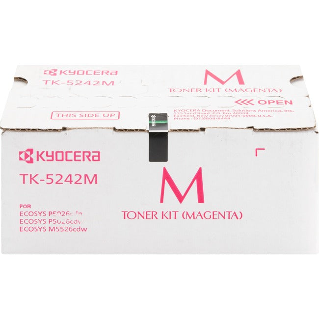 Kyocera Tk-5242m Magenta Toner Cartridge For Use In Ecosys M5526cdw P5026cdw Est