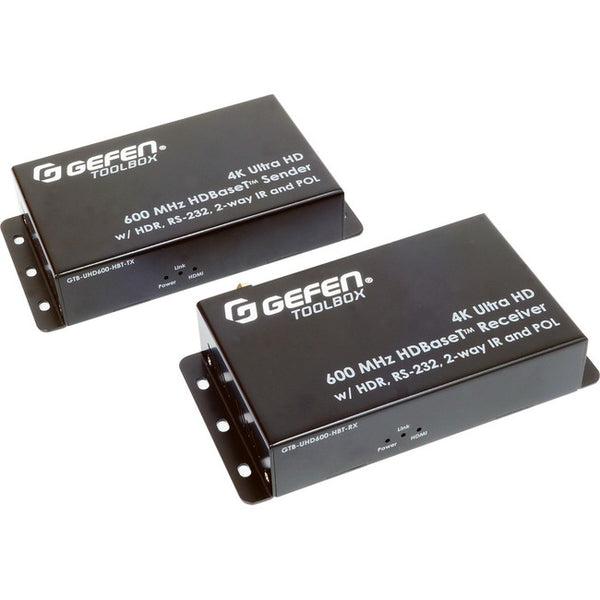 Gefen 4K Ultra HD 600 MHz HDBaseT Extender w- HDR, RS-232, 2-way IR, and POL