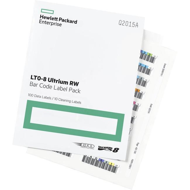 HPE LTO-8 Ultrium RW Bar Code Label Pack - American Tech Depot