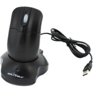 Seal Shield Silver Storm Wireless Waterproof Mouse (Black) (Encrypted) - STM042WE