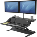 Fellowes Lotus™ DX Sit-Stand Workstation - Black