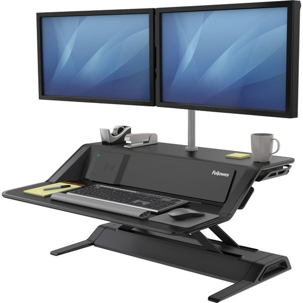 Fellowes Lotus™ DX Sit-Stand Workstation - Black