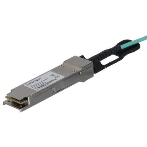 StarTech.com MSA Uncoded 15m 40G QSFP+ to SFP AOC Cable - 40 GbE QSFP+ Active Optical Fiber - 40 Gbps QSFP Plus Cable 49.2' - American Tech Depot