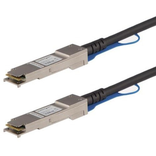 StarTech.com MSA Uncoded Compatible 0.5m 40G QSFP+ to QSFP+ Direct Attach Cable - 40 GbE QSFP+ Copper DAC 40 Gbps Low Power Passive Twinax - American Tech Depot