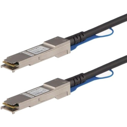 StarTech.com MSA Uncoded Compatible 1m 40G QSFP+ to QSFP+ Direct Attach Cable - 40 GbE QSFP+ Copper DAC 40 Gbps Low Power Passive Twinax - American Tech Depot