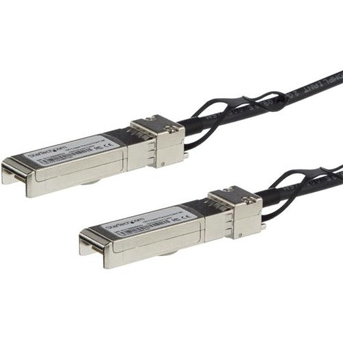 StarTech.com MSA Uncoded Compatible 0.5m 10G SFP+ to SFP+ Direct Attach Cable - 10 GbE SFP+ Copper DAC 10 Gbps Low Power Passive Twinax - American Tech Depot