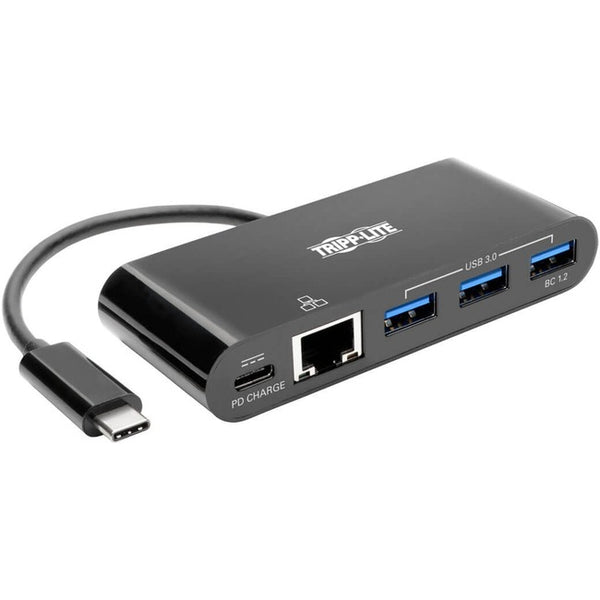 Tripp Lite USB C Docking Station w- USB Hub, Ethernet Adapter & PD Charging - American Tech Depot