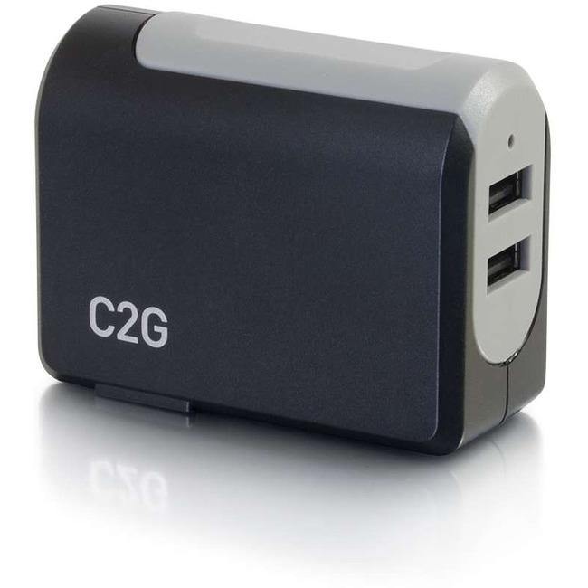 C2G 2-Port USB Wall Charger - AC Power Adapter - American Tech Depot