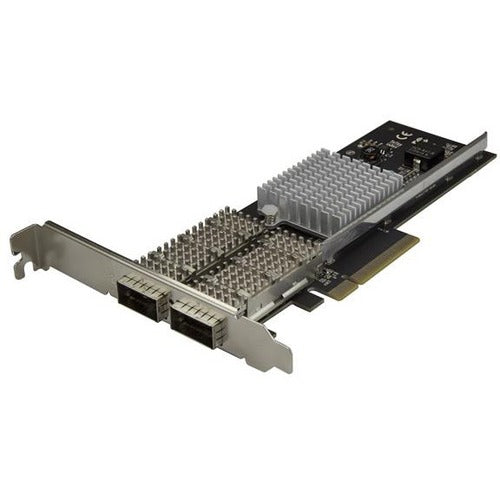 StarTech.com Dual Port 40G QSFP+ Network Card - Intel XL710 Open QSFP+ Converged Adapter PCIe 40 Gigabit Fiber Ethernet Server 40GbE NIC - American Tech Depot