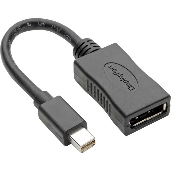 Mini DisplayPort to DisplayPort Adapter Converter 4K @ 60Hz mDP to DP 6in - American Tech Depot