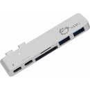 SIIG Thunderbolt 3 USB-C Hub with Card Reader & PD Adapter - Silver - American Tech Depot