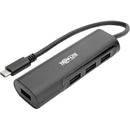 Tripp Lite USB C Hub 4-Port w- 4x USB-A Portable Compact USB Type C, USB-C USB Type C - American Tech Depot