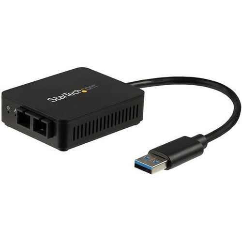 StarTech.com USB to Fiber Optic Converter - 1000Base-SX SC - USB 3.0 to Gigabit Ethernet Network Adapter - 550m MM - Windows - Mac - Linux - American Tech Depot