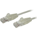 StarTech.com 6 ft CAT6 Cable - Slim CAT6 Patch Cord - Gray - Snagless RJ45 Connectors - Gigabit Ethernet Cable - 28 AWG - LSZH (N6PAT6GRS) - American Tech Depot