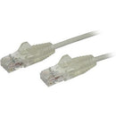 StarTech.com 6 in CAT6 Cable - Slim CAT6 Patch Cord - Gray Snagless RJ45 Connectors - Gigabit Ethernet Cable - 28 AWG - LSZH (N6PAT6INGRS) - American Tech Depot