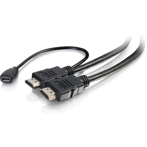 C2G 15ft High Speed HDMI Cable with Built-In Power Inserter - 4K 60Hz - American Tech Depot