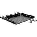 Tripp Lite Cantilevered Steel Rack Shelf 1URM Cable Rings 14.2in Deep 50lbs - American Tech Depot