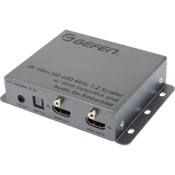 Gefen 4K Ultra HD 600 MHz 1:2 Scaler w- EDID Detective and Audio De-Embedder