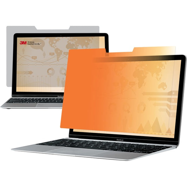 3M Gold Privacy Filter for 13.3in Full Screen Laptop with COMPLY™ Flip Attach, 16:9, GF133W9E Gold, Glossy