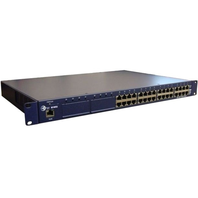 Tycon Systems, Inc Isolated Mid Span Very High Power 40w Poe Injector - 16 Port. Ac-dc In. 1u Rack