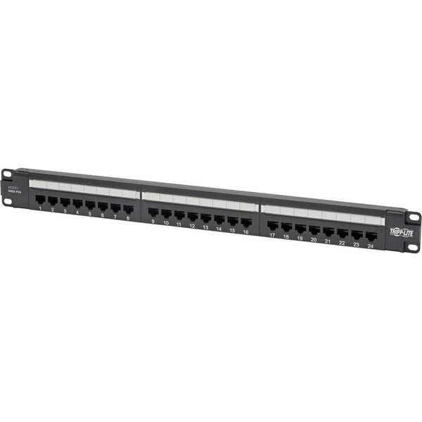 Tripp Lite Cat5 - Cat5e PoE Patch Panel 24-Port 110 568A-B RJ45 1URM TAA - American Tech Depot